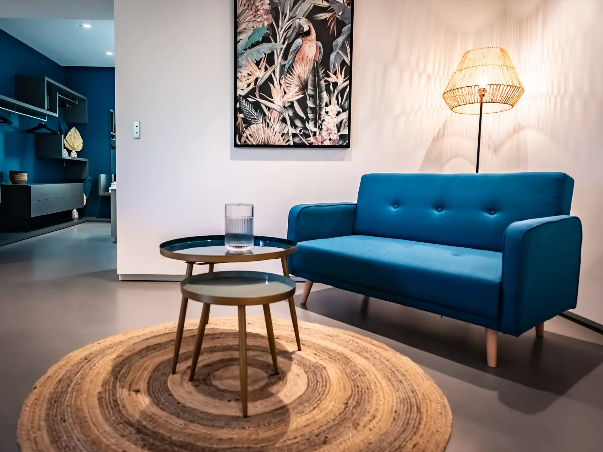 Suite 3 avec lit double et atmosphère cosy - Villa Azaitu