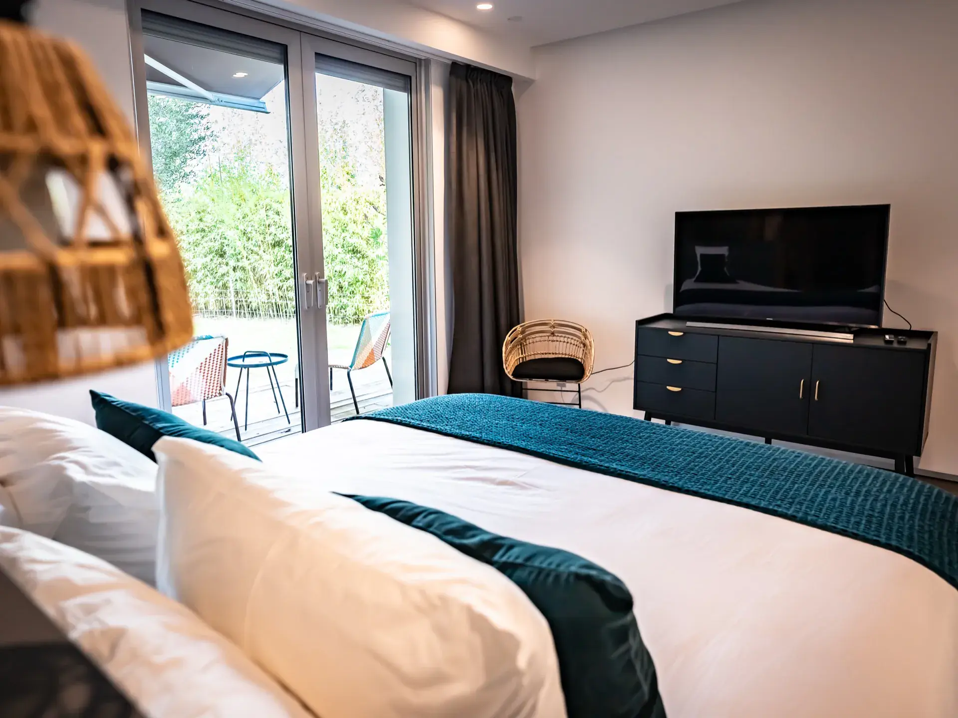 Suite 3 vue sur le jardin méditerranéen - Villa Azaitu